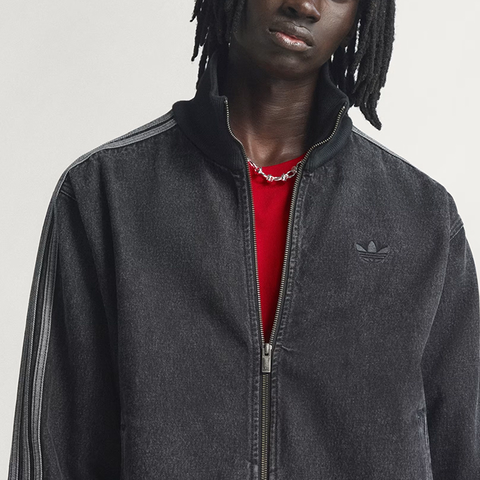 adidas アディカラー デニム ファイヤーバード トラックトップ インディゴ adidas Originals アディダス ジャケット メンズ アディカラー