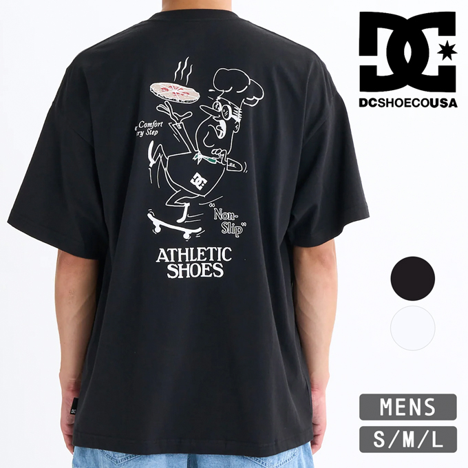 DC SHOES �f�B�[�V�[�V���[�Y DC Shoes 25 NON-SLIP SS �f���o���[ �V�F�t �O���t�B�b�N ���� T�V���c DST252010