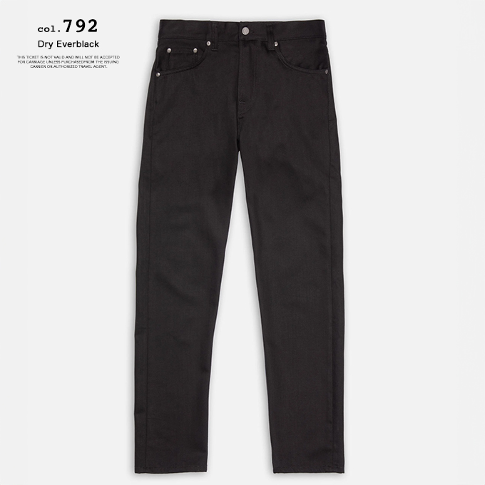 【関税込み】Nudie Jeans ブラック Steady Eddie II ジーンズ Steady Eddie II Long Lost