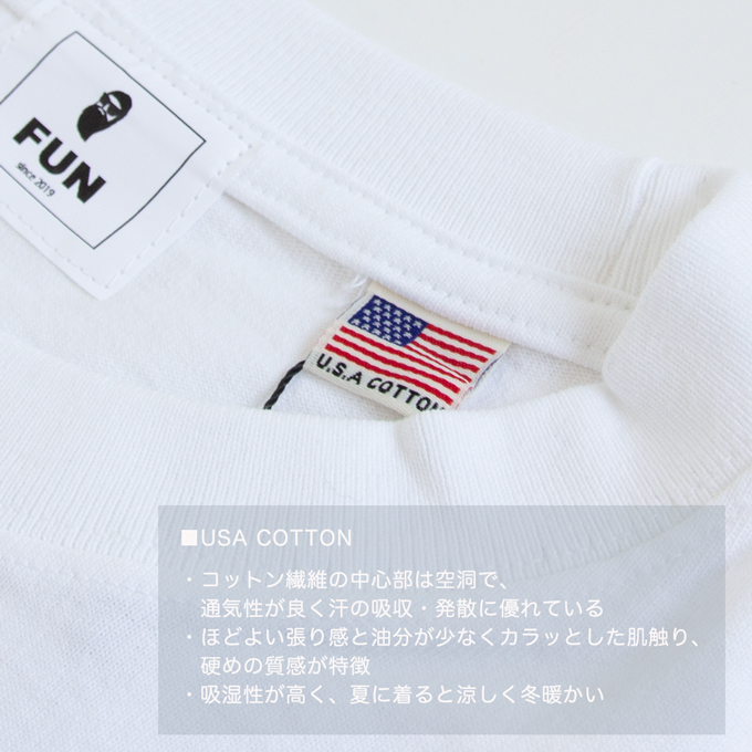 FUN ファン L/S OJISAN PRINT T-Shirt ロングスリーブ おじさん