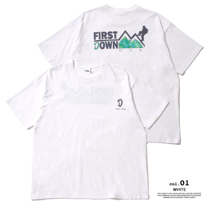 FIRST DOWN USA ファーストダウン コットンジャージー 半袖 Ｔシャツ by lee qura S/S TEE#2 COTTON JERSEY F401007 / 23SS ※｜jeansstation｜08