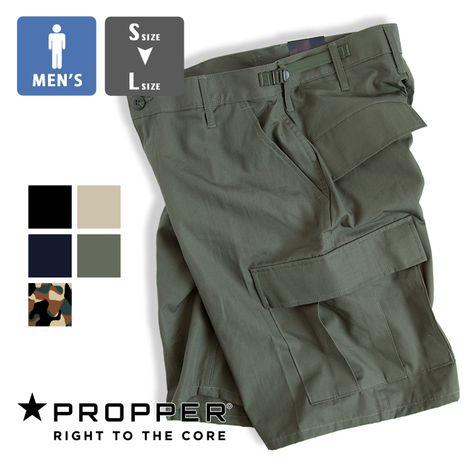 Propper BDU ショートパンツ riptop カーキ PROPPER（プロッパー） BDU SHORTS リップストップ カーゴ ショート