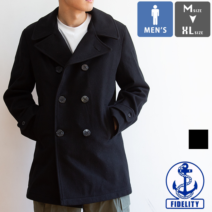 【SALE!!】 FIDELITY フィデリティ WOOL MELTON P- COAT