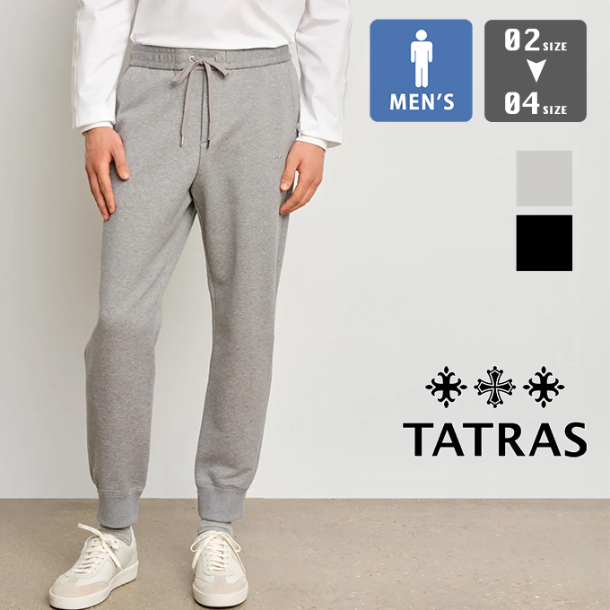 「 TATRAS タトラス 」 FOLMIDO フォルミード パンツ 国内正規品 MJXA0048103588 / tatras タトラス スウェット　パンツ ワンポイント ロゴ 裾リブ メンズ 2025AW TATRAS（タトラス） FOLMIDO フォルミード パンツ 国内正規品