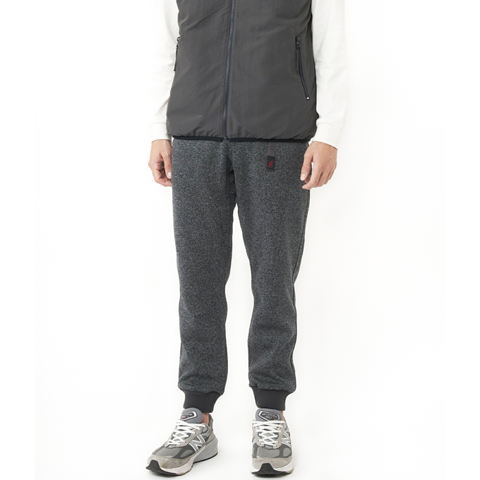 グラミチ 22AW ボンディング ニット フリース リブ パンツ グレー M グラミチ ボンディングニットフリースナローリブパンツ | ライトアップ