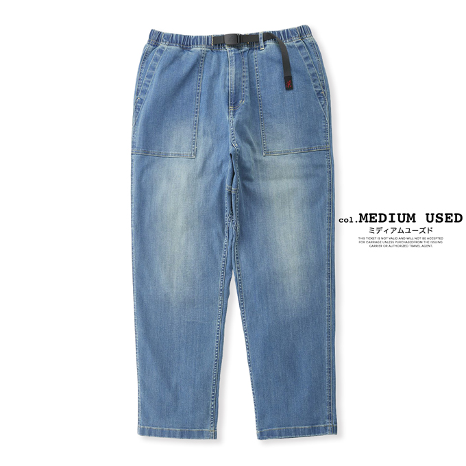 GRAMICCI グラミチ ストレッチ デニム ルーズテーパード リッジパンツ STRETCH DENIM LOOSE TAPERED RIDGE PANT G3FU-P052 / 2024SPRING｜jeansstation｜11