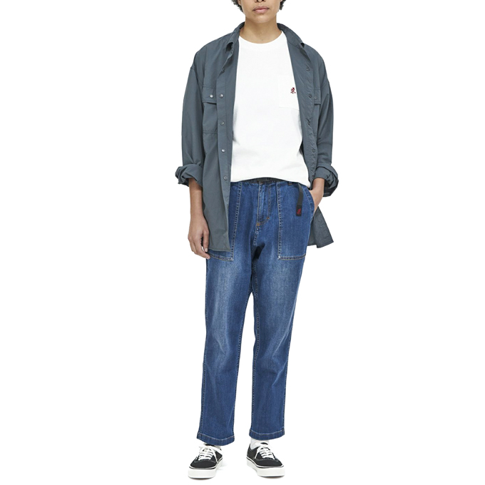 GRAMICCI グラミチ ストレッチ デニム ルーズテーパード リッジパンツ STRETCH DENIM LOOSE TAPERED RIDGE PANT G3FU-P052 / 2024SPRING｜jeansstation｜06