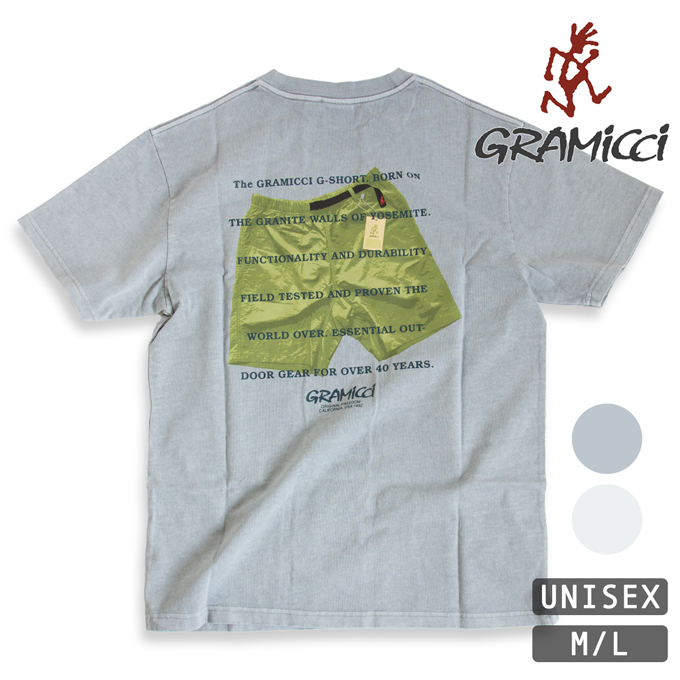 【SALE!!】【 GRAMICCI グラミチ 】 G-SHORT TEE Gショーツ ショートスリーブ Tシャツ G3SU-T047 | GRAMICCI