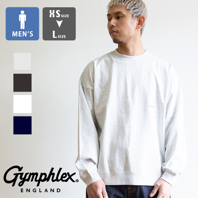 GYMPHLEX（ジムフレックス） ジムフレックスクルーネック 長袖Tシャツ 
