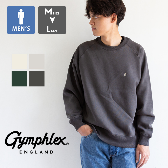 GYMPHLEX（ジムフレックス） T/C FLEECY SWING SLEEVE CREW NECK P.O. 