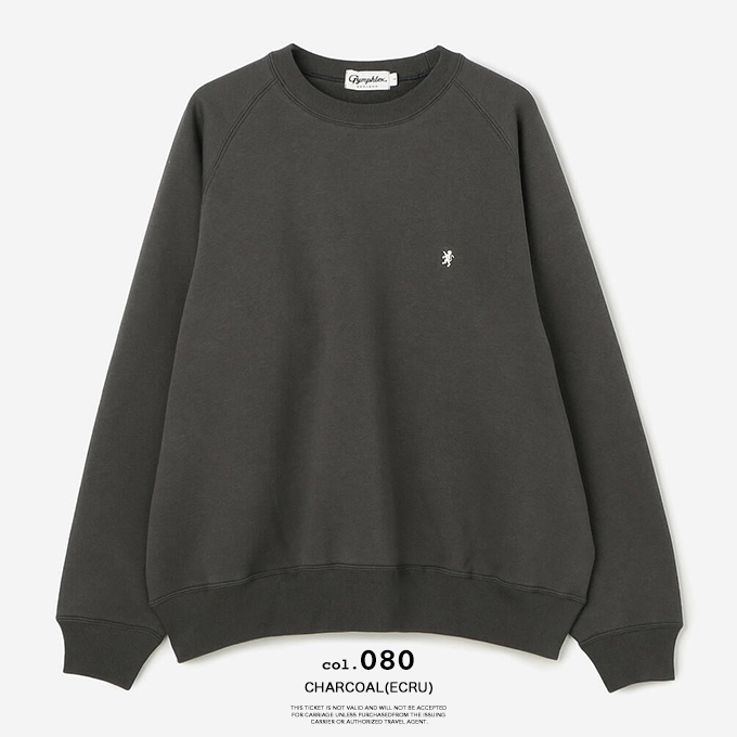 GYMPHLEX（ジムフレックス） T/C FLEECY SWING SLEEVE CREW NECK P.O.