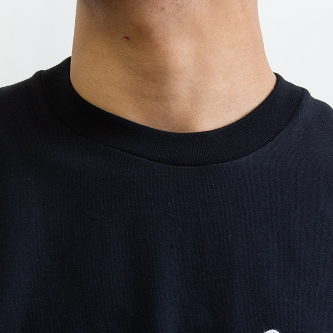 GYMPHLEX（ジムフレックス） S/S T-SHIRT ロールアップ袖 ロゴ 刺繍