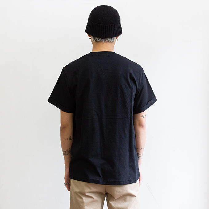 GYMPHLEX（ジムフレックス） S/S T-SHIRT ロールアップ袖 ロゴ 刺繍