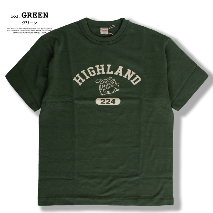 WAREHOUSE（ウエアハウス） ウェアハウス Lot 4601 S/S HIGHLAND Tee