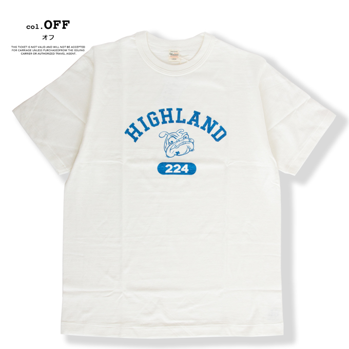 WAREHOUSE（ウエアハウス） ウェアハウス Lot 4601 S/S HIGHLAND Tee