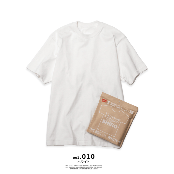 Hanes ヘインズ Hanes T-SHIRTS SHIRO ヘインズ Tシャツ シロ クルー