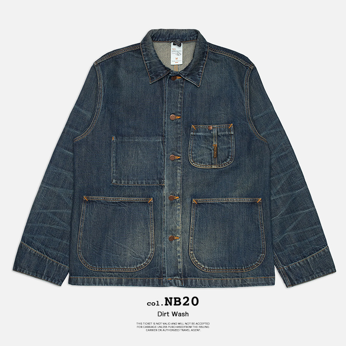 Nudie Jeans（ヌーディージーンズ） Howie Chore Jacket Dirt Wash
