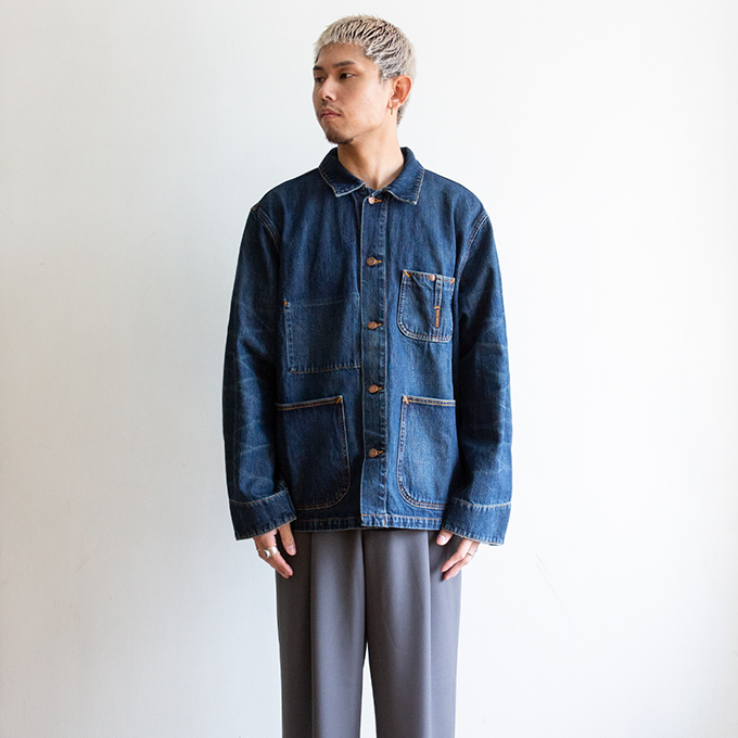 Nudie Jeans（ヌーディージーンズ） Howie Chore Jacket Dirt Wash