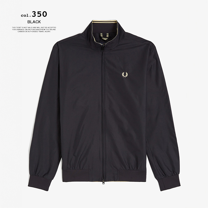 ▪️FRED PERRY スイングトップジャケット　38 イングランド　黒 Made In England Harrington Jacket | ハリントンジャケット