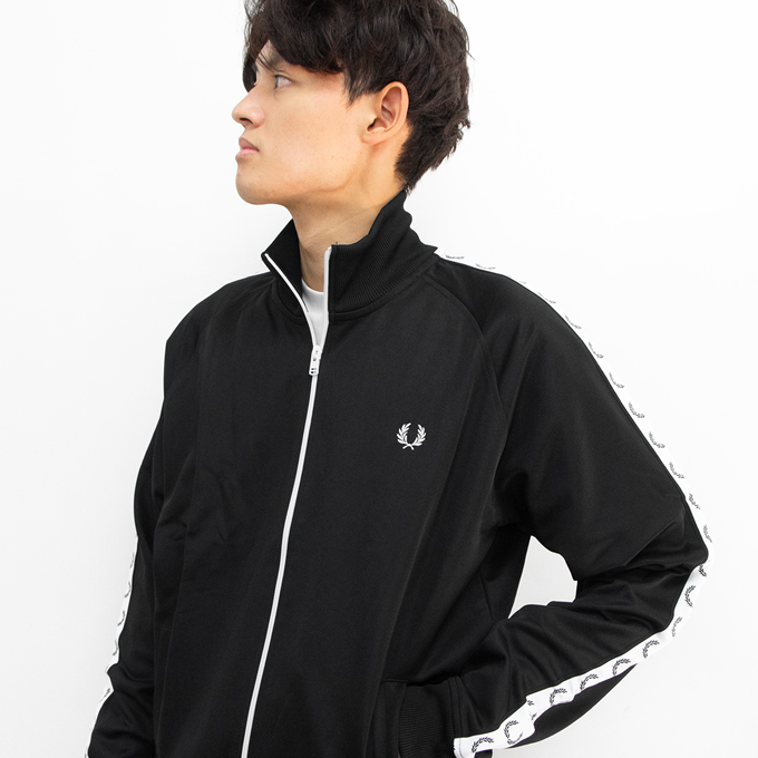 FRED PERRY（フレッドペリー） Taped Track Jacket テープド トラック