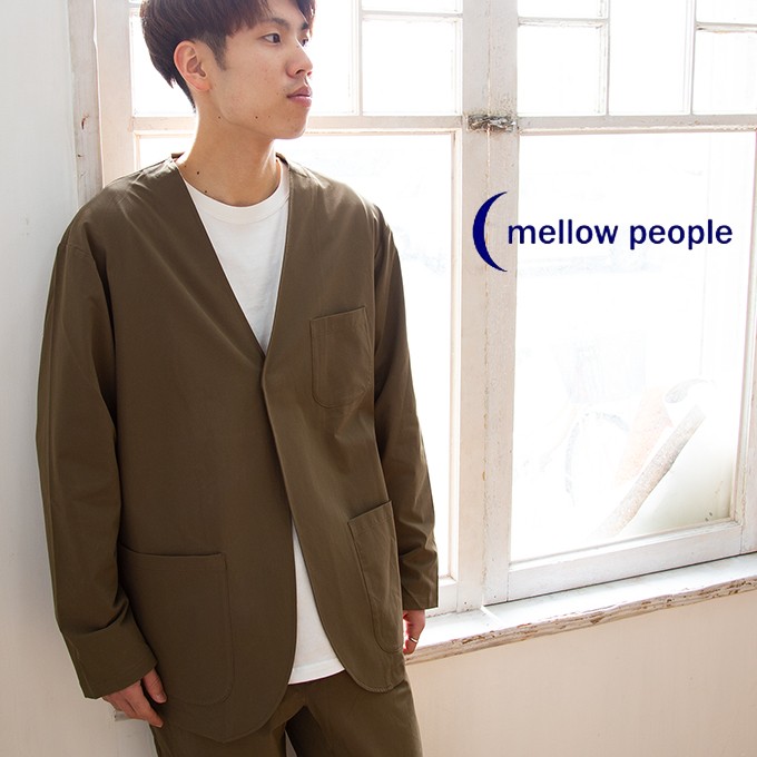 【SALE!!】【 mellow people メローピープル 】 Coast Research Cardigan II ストレッチナイロン  ジャケット JKT-40 / 20SS