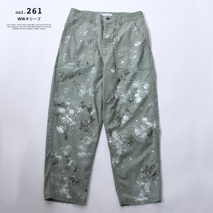 Johnbull（ジョンブル） バックサテン ハードワーカー ベイカーパンツ