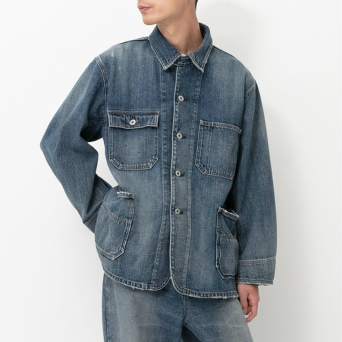 Johnbull（ジョンブル） 12.5 オンス デニム サック ジャケット