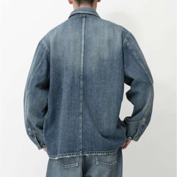 Johnbull ジョンブル 12.5 オンス デニム サック ジャケット Johnbull ジョンブル 12.5 オンス デニム サック ジャケット