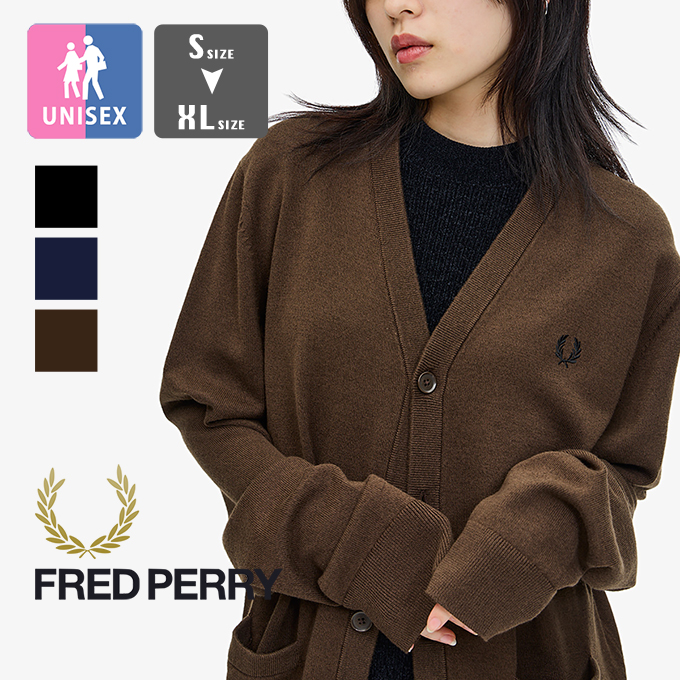 FRED PERRY フレッドペリー Classic Cardigan クラシック カーディガン K9551 / 2023AW ※