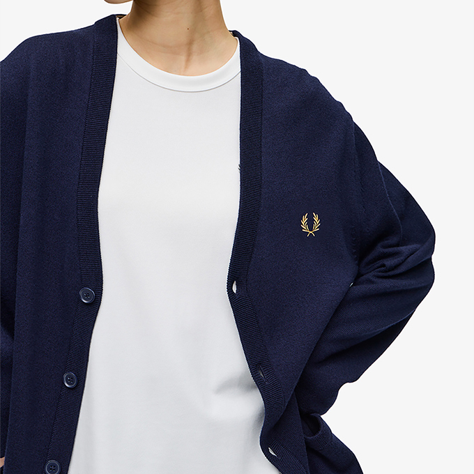 FRED PERRY フレッドペリー Classic Cardigan クラシック カーディガン K9551 / 2023AW ※