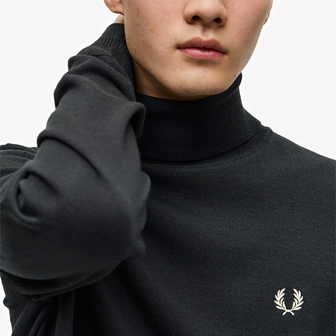 FRED PERRY フレッドペリー Roll Neck Jumper ロールネック ジャンパー 