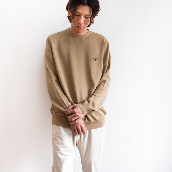 【 FRED PERRY フレッドペリー 】 CLASSIC CREW NECK