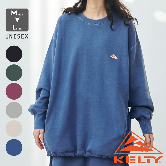 KELTY ケルティ ワンポイント ロゴ クルーネック スウェット ユニセックス KE24213096