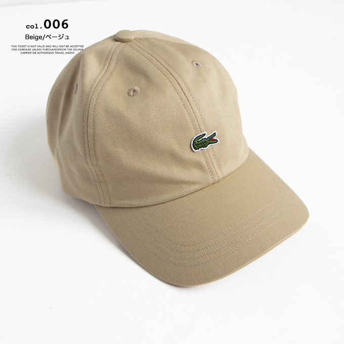 LACOSTE（ラコステ） One Point CROCODILE Cap ワンポイント