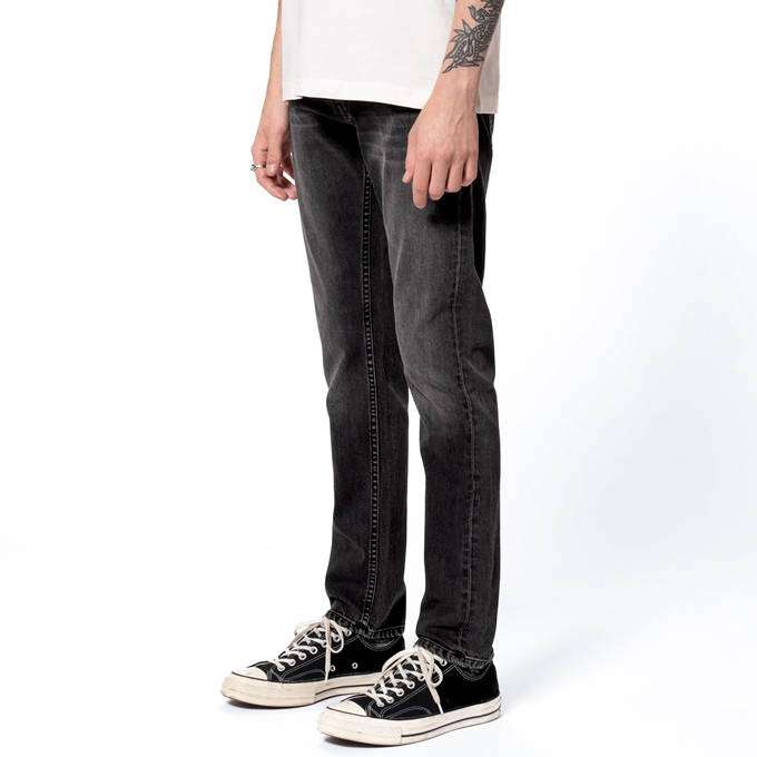 Nudie Jeans ヌーディージーンズ リーンディーン ブラックアイズ スリムフィット ジーンズ Lean Dean Black Eyes  LEANDEAN-310 99161-1084 / 2024SPRING