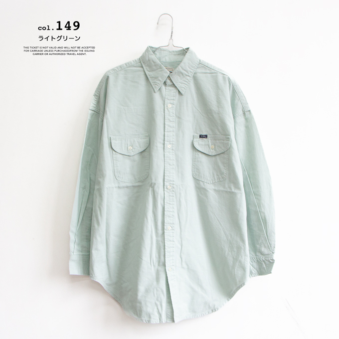 Lee リー Lee Loose Work Shirt リー ルーズ ワークシャツ LL5034 / 2024SPRING ※ Lee リー Loose Work Shirt ルーズ ワークシャツ LL5034