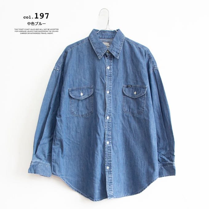 Lee リー Lee Loose Work Shirt リー ルーズ ワークシャツ LL5034 / 2024SPRING ※ Lee リー Loose Work Shirt ルーズ ワークシャツ LL5034