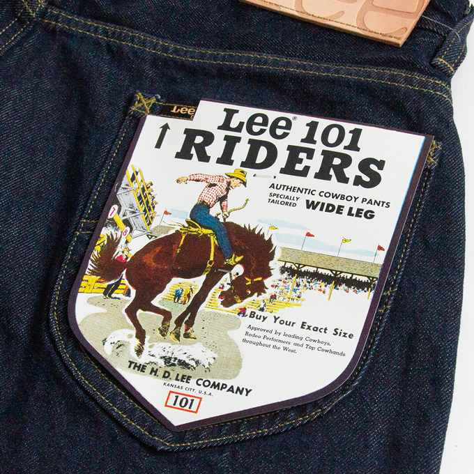Lee（リー） 101 100周年】101 RIDERS WIDE REGULAR PANTS ライダース