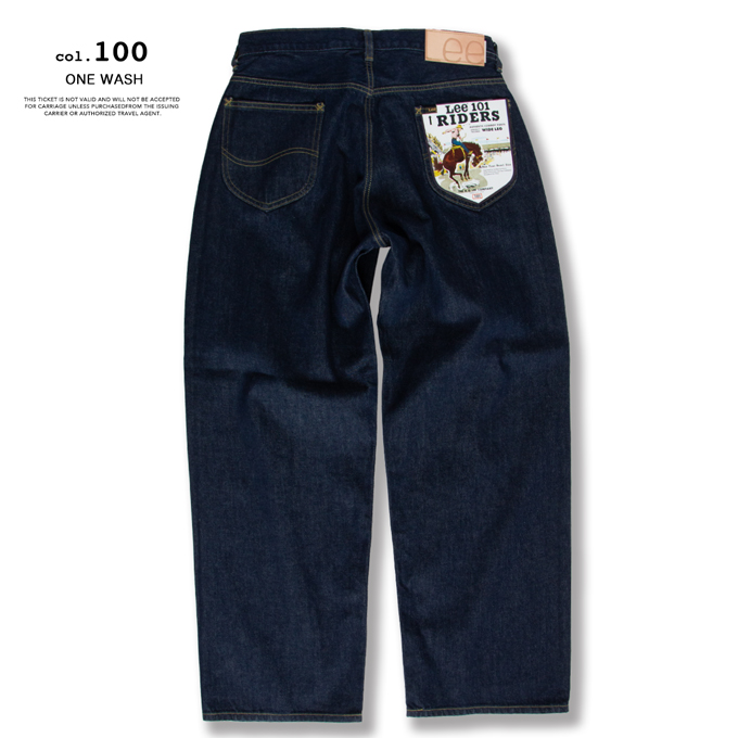 Lee（リー） 101 100周年】101 RIDERS WIDE REGULAR PANTS ライダース