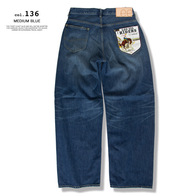 Lee（リー） 101 100周年 101 RIDERS WIDE REGULAR PANTS ライダース