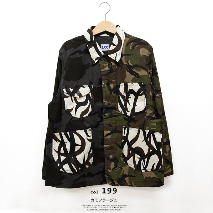 【 Lee リー 】 CAMOUFLAGE LOCO JACKET 迷彩柄 ロコジャケット LM4863 / 22SS ※