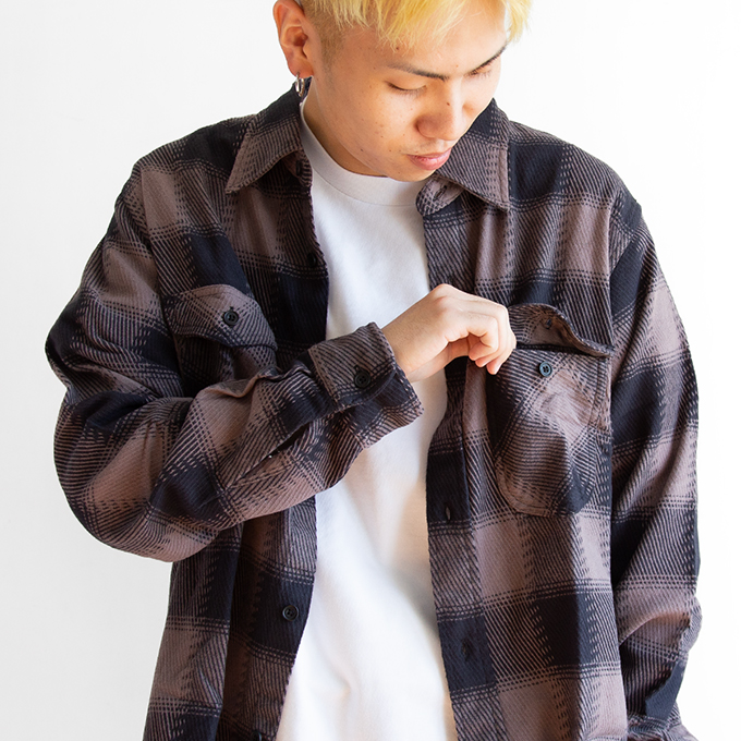 Lee リー 】 WORK SHIRTS ワーク チェック L/S シャツ LM7233 /22AW