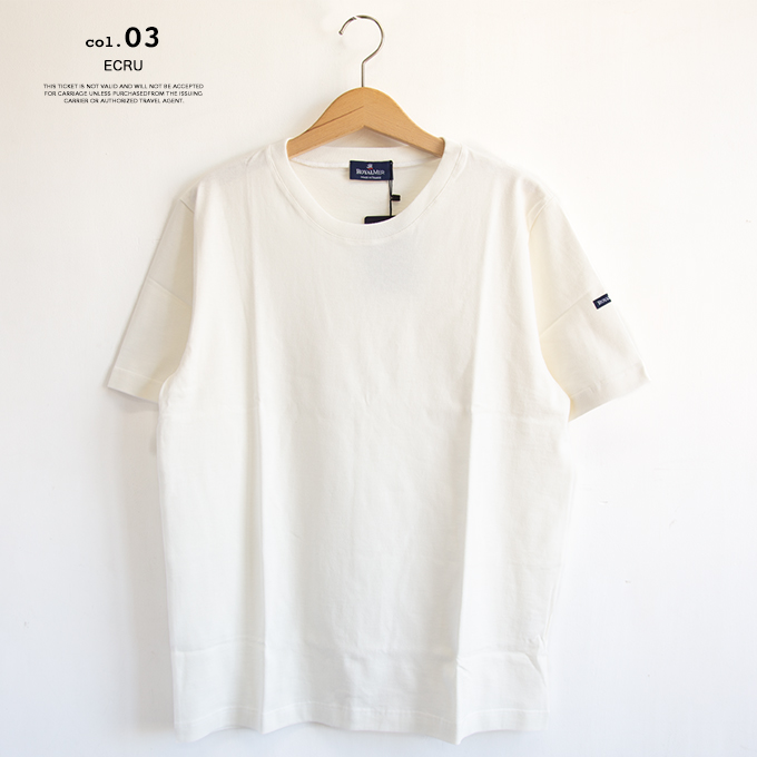 ROYAL MER ロイヤルメール ソリッドカラー ショートスリーブ Tシャツ LOIC-SOLID ※