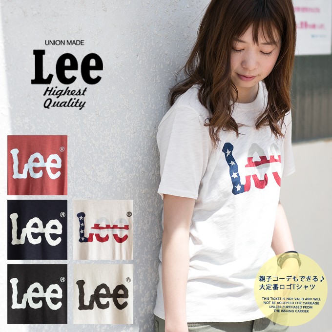 【Lee リー】Lee BIGロゴ スラブ素材 半袖プリントTシャツ　LS7407