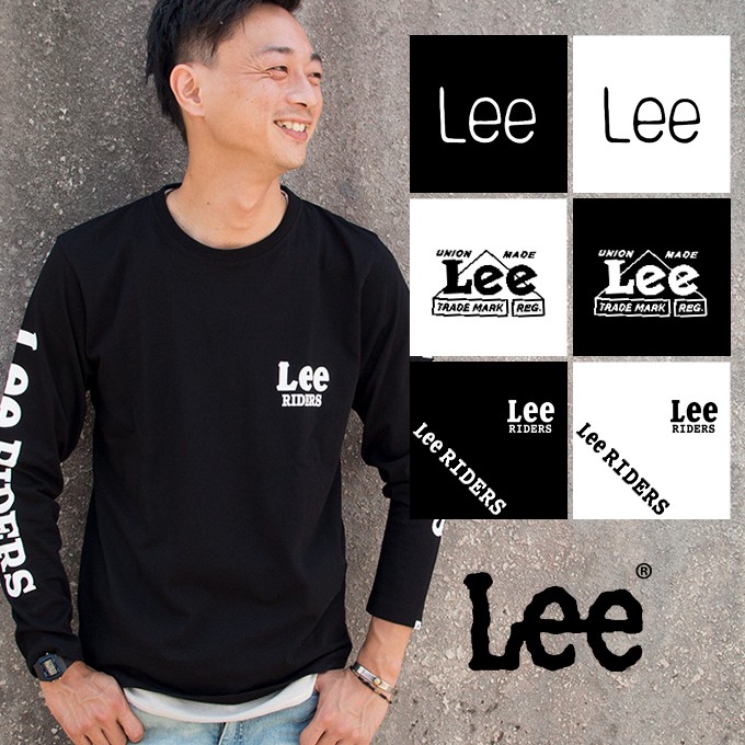 【Lee リー】ロゴプリントクルーネックL/S Tシャツ