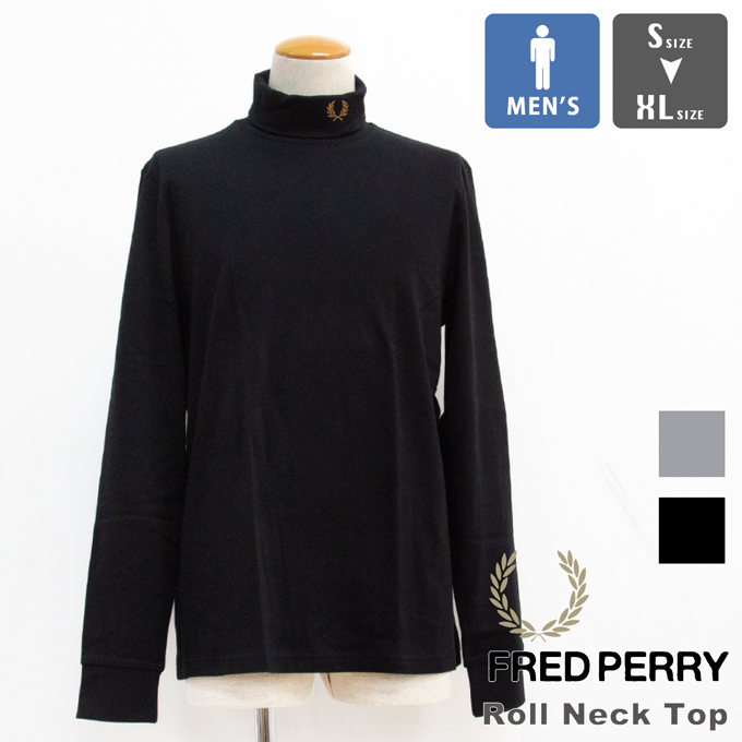 FRED PERRY（フレッドペリー） ROLL NECK TOP ロールネック トップ