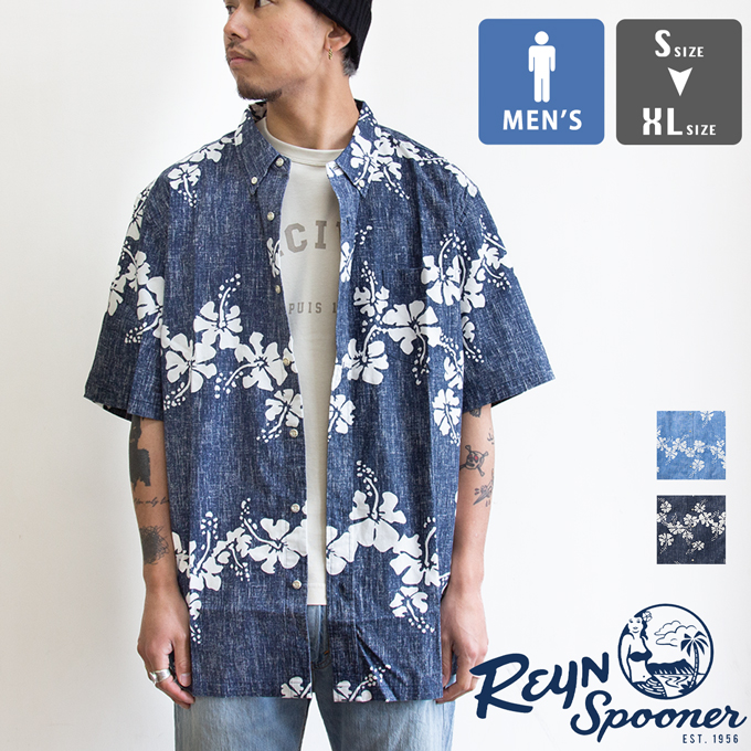 reyn spooner（レインスプーナー） 50TH STATE FLOWER S/S 50th