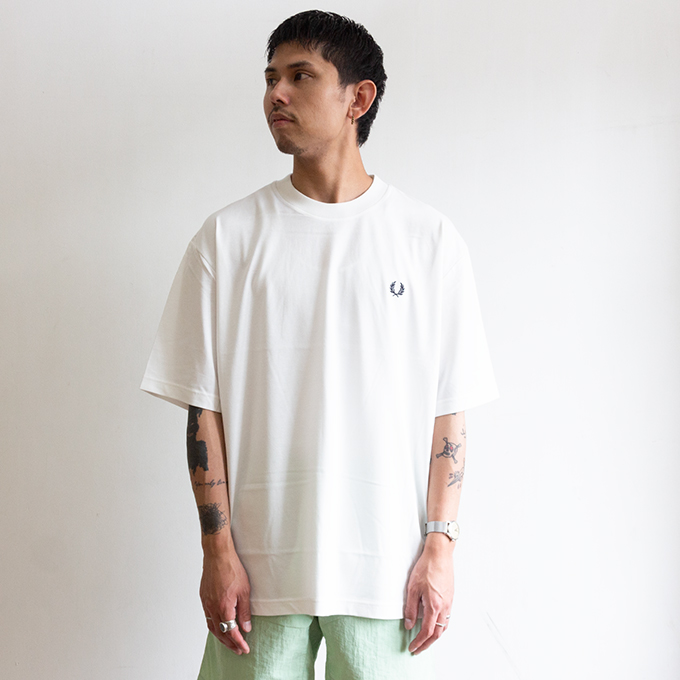 FRED PERRY（フレッドペリー） Back Print Fred Perry Text T-Shirt