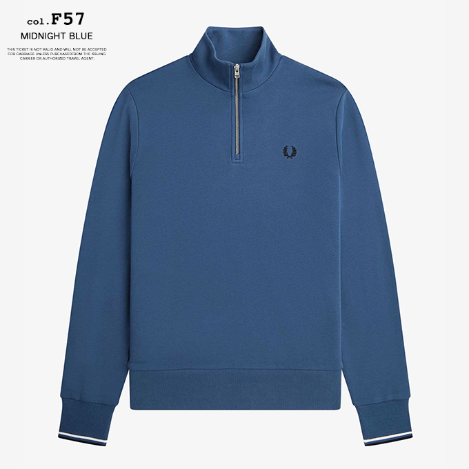 FRED PERRY フレッドペリー Half Zip Sweatshirt ハーフジップ スウェットシャツ M3574 / 2023AW ※｜jeansstation｜17