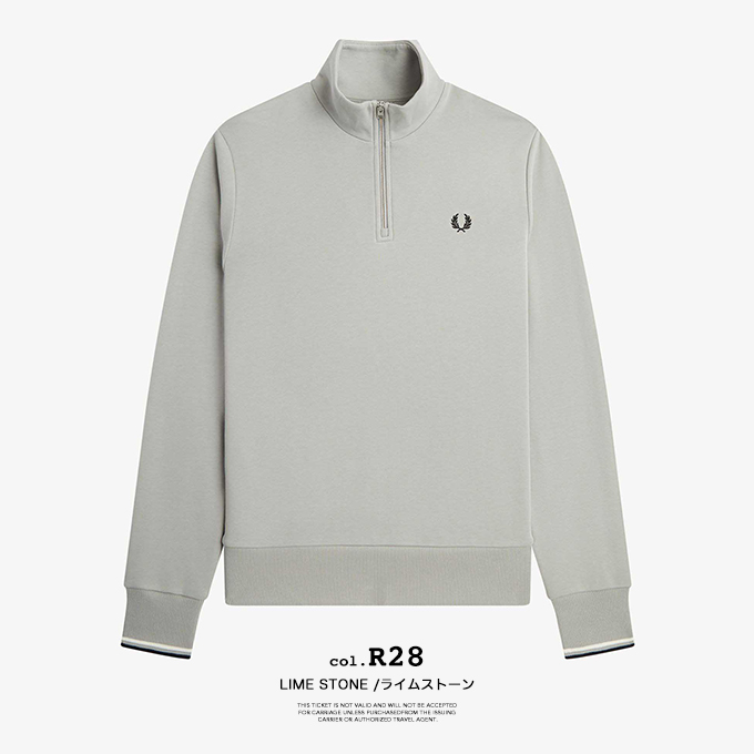 FRED PERRY（フレッドペリー） Half Zip Sweatshirt ハーフジップ